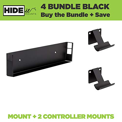 HIDEit Mounts PS4 Wall + (2) Controer (Bunde) soporte de pared para pantalla plana