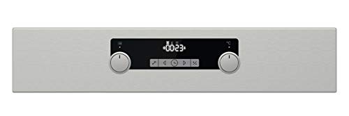 Hisense BSA5222AX - Horno función vapor + Multifunción Clase A+, capacidad 71 l, acero inoxidable, guía telescópica incluida, cristal extraible de fácil limpieza, puerta blindada doble cristal