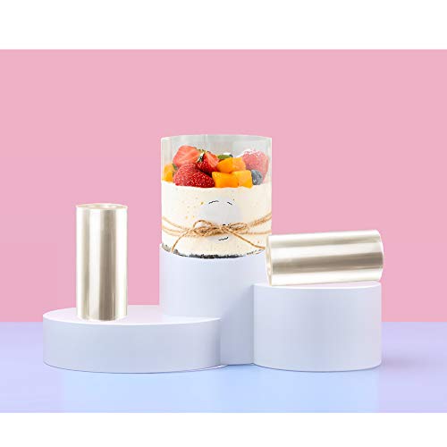 HKBTCH - Rollo transparente para tartas, papel de acetato, transparente para hornear pasteles, collares, para decoración de tartas, chocolate, mousse de postres (10 m x 15 cm)