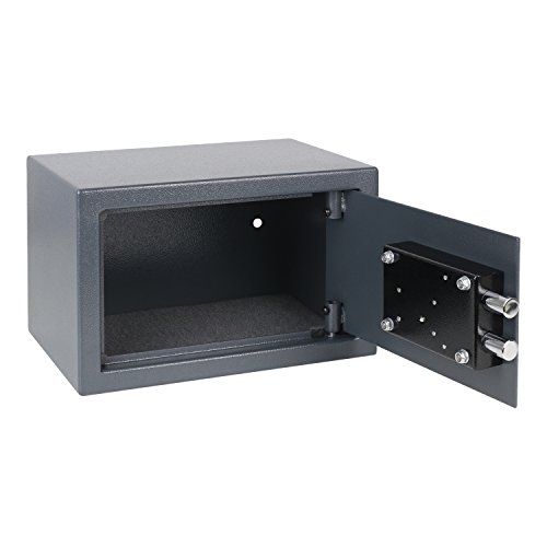 HMF 49200-11 Caja Fuerte Cerradura De Doble Paletón, 31 x 20 x 20 cm, antracita