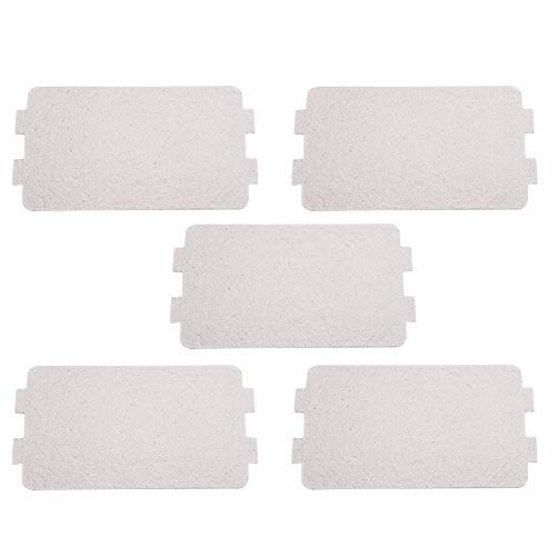 Hoja de mica, pieza de reparación de horno de microondas 5PCS Placas de mica Hojas Horno de microondas Reemplazo de placa de mica Accesorio de reparación para horno de microondas