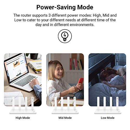 HONOR Router 3 WiFi 6 Enrutador Inalámbrico de Doble Banda, 4 Antenas Velocidad de Wi-Fi hasta 2402 Mbps/5 GHz + 574 Mbps/2.4 GHz, 4X Puertos Gigabit, Puerto Ethernet LAN/WAN, Blanco