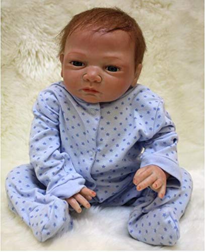 HOOMAI 18inch 45CM muñeca Reborn bebé Silicona niño Reales Toddler Baby Doll Boy Magnetismo Juguetes