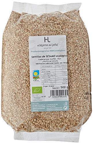 Horno de Leña - Semillas de Sésamo Crudo Eco, 500 g