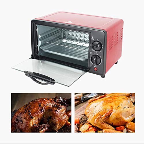 Horno eléctrico, Horno microondas multifunción, Calentamiento de Doble Tubo, Control de Temperatura preciso, Adecuado para Hacer Pasteles, bistecs, Pollos asados, etc.