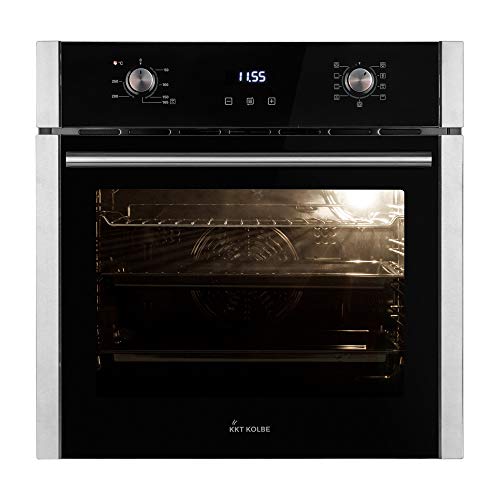 Horno empotrado (60cm, 70 l, 2.8kW, aire caliente, sistema parrilla/tostado, teclas de sensor TouchSelect, acristalamiento de aislamiento térmico) EB8005ED - KKT KOLBE