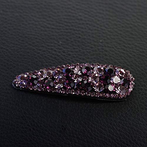 Horquilla de Perlas Color del Diamante de Corea BB Flequillo Lateral del Clip Clip del pequeño Anillo de Cabello Cintas for el Pelo de Cristal Horquilla Horquilla Frescas Horquilla (Color : F)