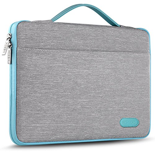 HSEOK Maletin Portatil 15 15,6 16 Pulgadas Funda Protectora Delgada Impermeable para MacBook Pro 15 16 y 15"-16" Laptop Ultrabook Chromebook, DELL HP Lenovo Acer Ausu y más, Gris