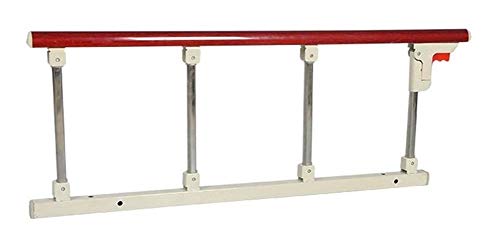 HTRTH Lecho de protección Lateral de Seguridad ferroviaria, Cama Plegable portátil Guardia for Mayores Niños Adultos Niño Handicap Cama Barandilla Casa Rural manija Auxiliar 812 (Size : 95x40cm)