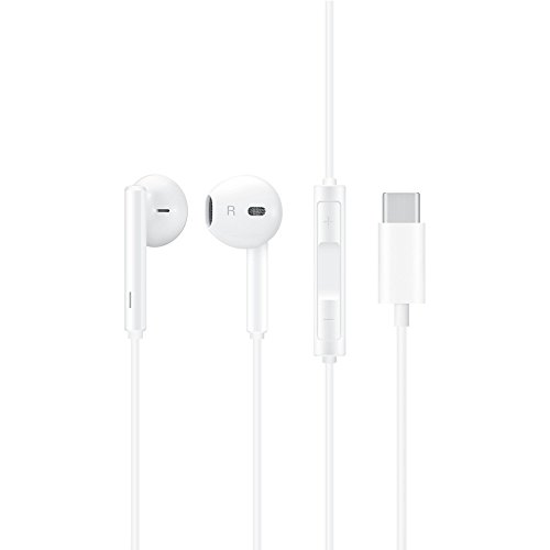 Huawei CM33, Auriculares intraulares In-ear USB Tipo C "Hi-Res", Blanco