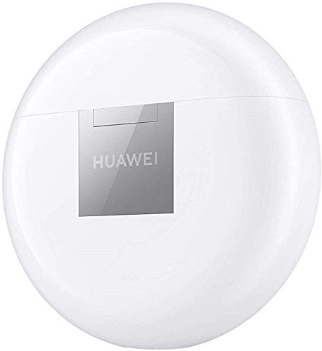 HUAWEI FreeBuds 3 - Auriculares inalámbricos con cancelación de Ruido Activa (Chip Kirin A1, Baja latencia, conexión Bluetooth ultrarrápida, Altavoz de 14 mm, Carga inalámbrica), Color Blanco