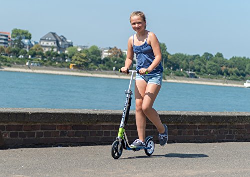 Hudora City Scooter Big Wheel ALU 8 205 Verde/AZ