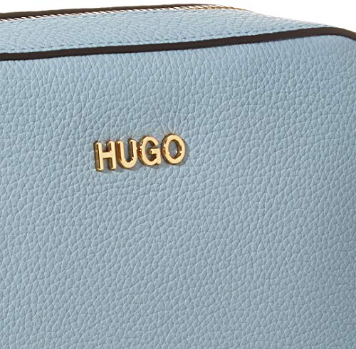 HUGO - Victoria Crossbody-p, Bolsos bandolera Mujer, Azul (Light/Pastel Blue), 6x13.5x19.5 cm (B x H T)