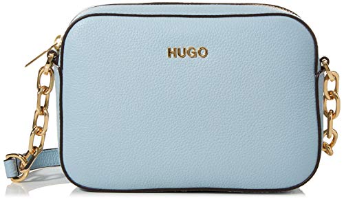 HUGO - Victoria Crossbody-p, Bolsos bandolera Mujer, Azul (Light/Pastel Blue), 6x13.5x19.5 cm (B x H T)