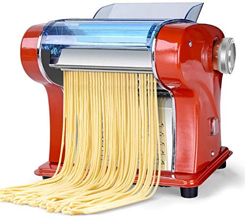 HUIJ Máquina para Hacer Pasta Máquina para Hacer Pasta eléctrica con Juego de Motores Máquina para Hacer pastas de Acero Inoxidable 220v.