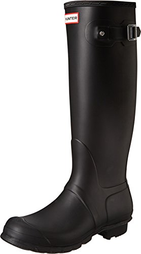 Hunter Original Tall Classic, Botas de Agua para Unisex Adulto, Negro (RmaBlack), 37 EU