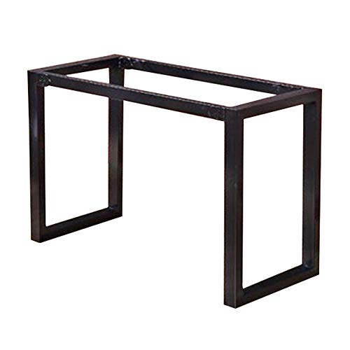 HXBH Patas de muebles de hierro forjado - Mesa de comedor Patas del escritorio Mesa de conferencias Pata de banco de trabajo Banco de soporte Soporte para mesa de entrenamiento de pies Soporte - Sin