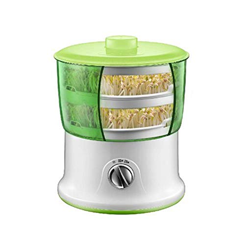 HYISHION 220 Brote de Soja de la máquina 3 Capas Totalmente automático de múltiples Funciones de los brotes de Haba Máquina hogar automático Brote de Soja Food Machine Grad Material PP SKYJIE