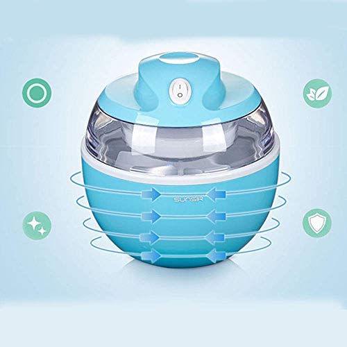 HYISHION Máquina for Hacer Helados, 0.5L pequeña casa Totalmente automática Sorbete de Yogurt Helado Hecho en casa de la máquina Profesional, Niños DIY SKYJIE