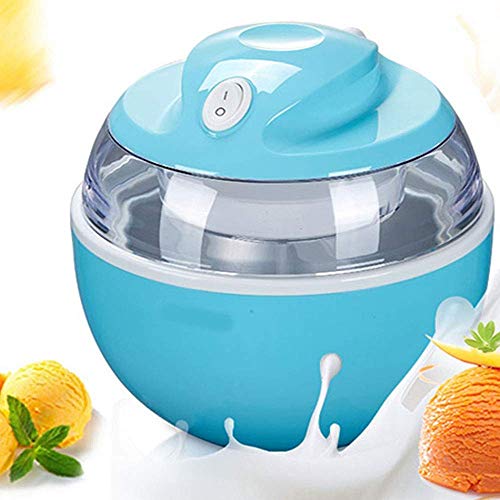 HYISHION Máquina for Hacer Helados, 0.5L pequeña casa Totalmente automática Sorbete de Yogurt Helado Hecho en casa de la máquina Profesional, Niños DIY SKYJIE