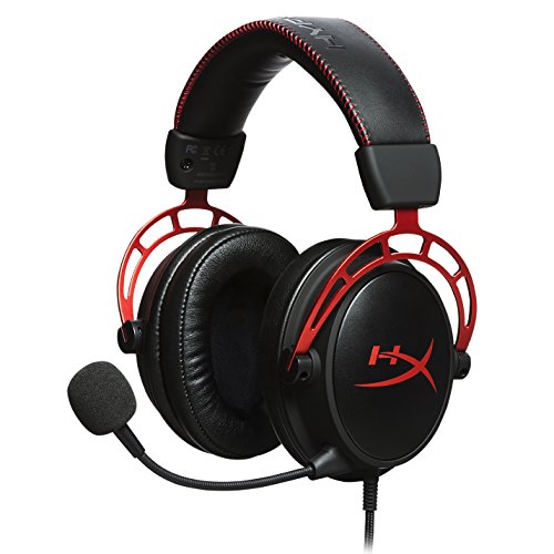 HyperX Cloud Alpha Pro, Cascos de Gaming con Cable Trenzado Extraíble, Compatibles con PS4, Xbox One y Plataformas de 3.5 mm, Alámbrico, Negro