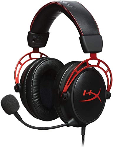 HyperX Cloud Alpha Pro, Cascos de Gaming con Cable Trenzado Extraíble, Compatibles con PS4, Xbox One y Plataformas de 3.5 mm, Alámbrico, Negro