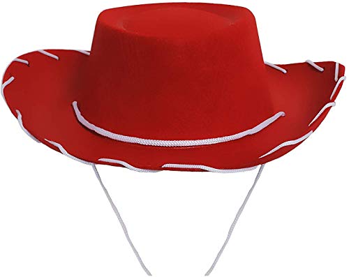 I LOVE FANCY DRESS LTD Sombrero DE Vaquero Rojo para NIÑOS Accesorio para COSTUMA Disponible EN Diversos Paquetes