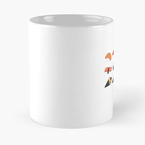 I Love Sushi Classic Mug Hh - 11 Ounces Funny Coffee Gag Gift.the Best Gift For Holidays.