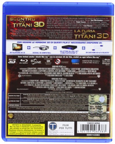 I Titani - Collezione 3D - La furia dei Titani + Scontro tra TitaniÂ (3D+2D);Wrath Of The Titans;I Titani - Collezione 3D - La furia dei Titani + Scontro tra Titani [Italia] [Blu-ray]