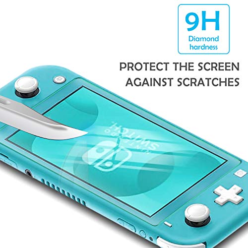 iAmer Protector de Pantalla para Nintendo Switch Lite 2019,Cristal Vidrio Templado Protector de Pantalla para Nintendo Switch Lite(3 Piezas)