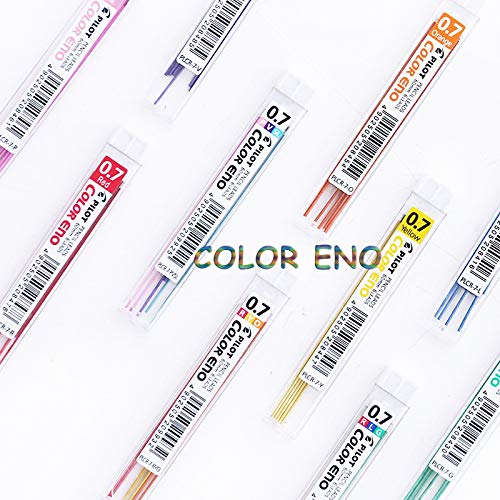 Iaywayii Lápiz mecánico Scrapbook Color Lead Refill 0.7mm para Sketch Manga Design Stationery Yellow