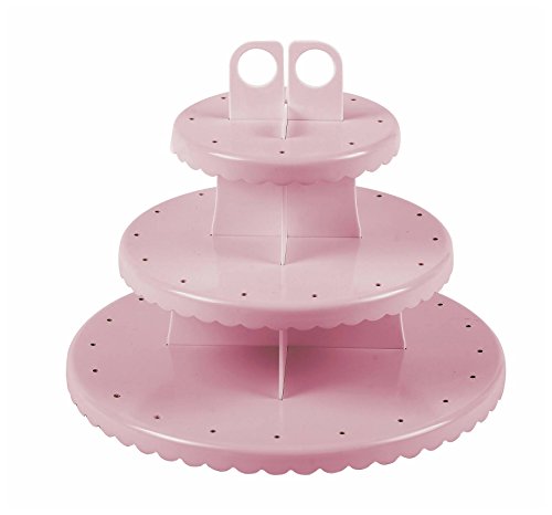 IBILI 827600 Soporte para Cake Pops Y Cupcakes, Rosa, Centimeters