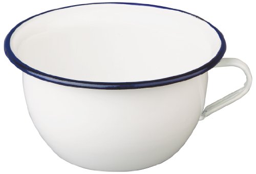 IBILI 903524 - Orinal de acero esmaltado vitrificado 24 cm Blanca