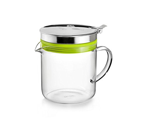 IBILI - Carne de Reciclaje de Aceite de Cocina, borosilicato y Acero Inoxidable, Talla única