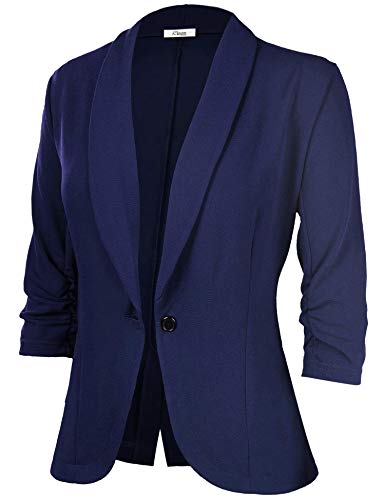 iClosam Blazers De Mujer Manga Larga Elegante Americanas Mujer Blazer Traje De Chaqueta