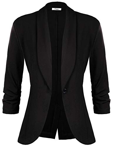 iClosam Blazers De Mujer Manga Larga Elegante Americanas Mujer Blazer Traje De Chaqueta