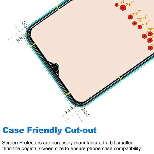 iDolix [3 Unidades] Protector de Pantalla para Xiaomi Redmi 9,Cristal Templado para Xiaomi Redmi 9 9H Dureza,Alta Definicion,Sin Burbujas - Transparente