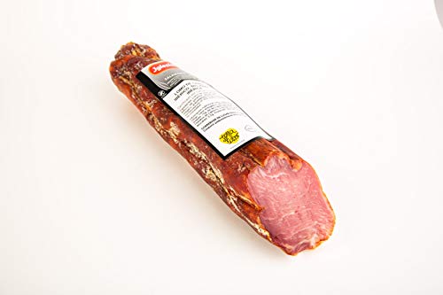 IGLESIAS - Jamón Ibérico Cortado a Cuchillo (6 uds de 70g), Lomo Ibérico 600g, Chorizo Ibérico 500g y Salchichón ibérico 500g. Lote de 2,02kg