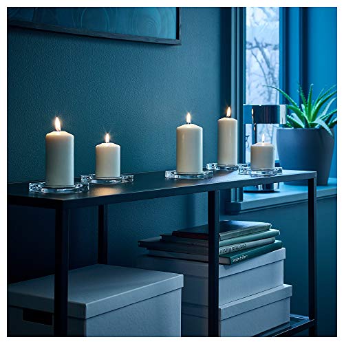 IKEA 803.779.37 Fenomen - Velas sin perfume, 5 unidades, color natural