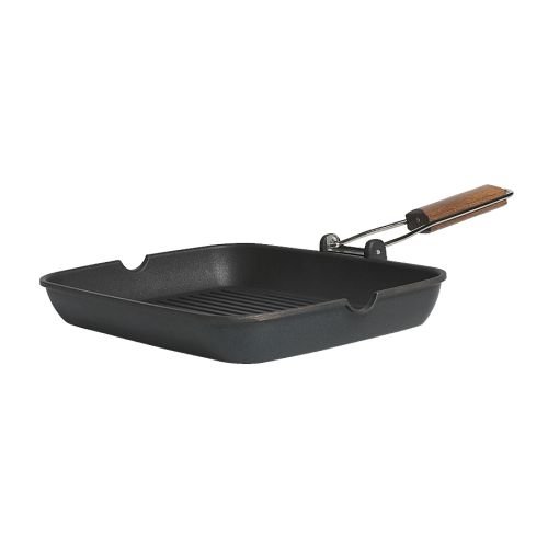 IKEA GRILLA -Sartén de parrilla, negro - 36x26cm