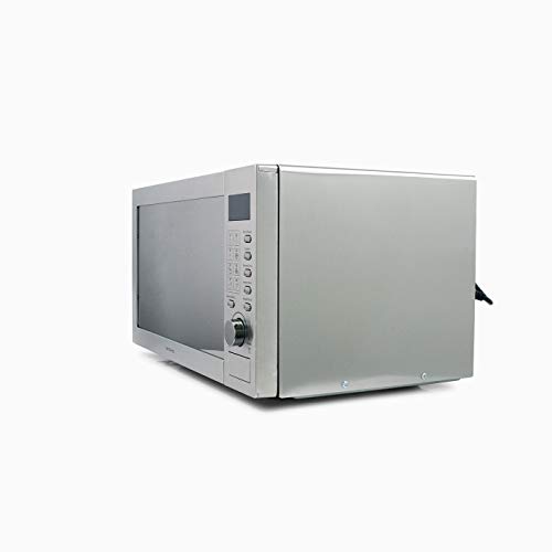 IKOHS Microondas HW800S Plateado - Microondas, 800W,Capacidad de 23L, 5 Niveles de Potencia, Temporizador hasta 30 minutos, Menú Automático 8, Cocción Multifrecuencia, Dispone de Reloj Digital