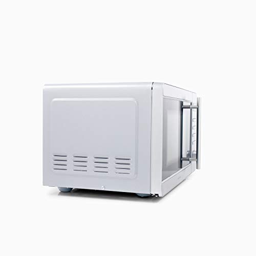 IKOHS Microondas MW700S Plateado - Microondas, 700W,Capacidad de 20L, 5 Niveles de Potencia, Temporizador hasta 30 minutos, Menú Automático, Cocción Multifrecuencia, Dispone de Reloj Digital