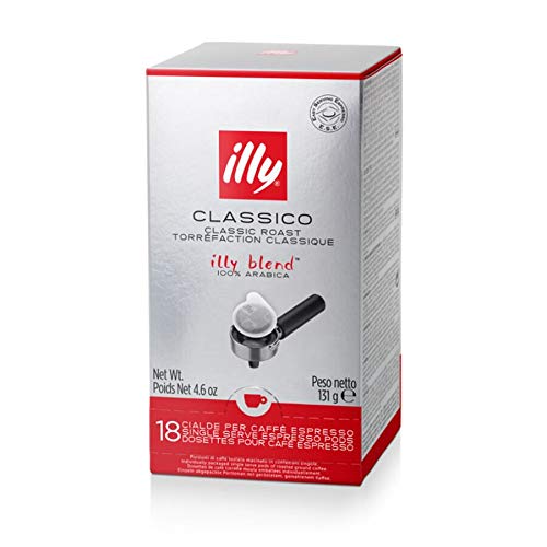 illy, Café En Dosettes E.S.E. Goût Classique - 1 boîte de 18 monodoses