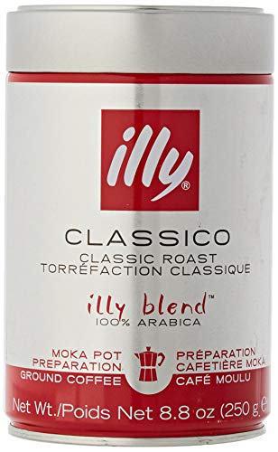 Illycaffè - 1 Lata de 250g de Café Classico, Classic Roast, 100% Arabica