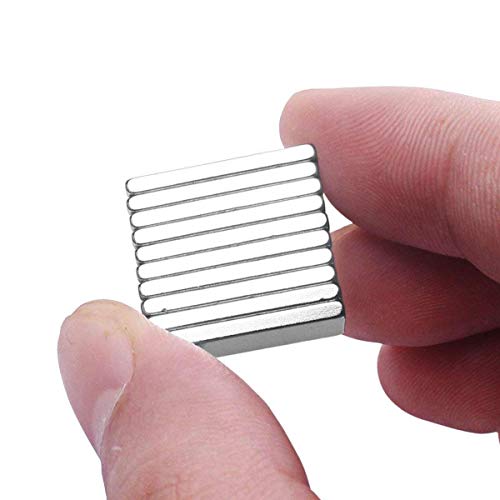 Imán de Neodimio,Super fuerte rectángulo imán de tierras raras,Para la cocina, Experimentos científicos,diseño de DIY, oficina - 20X10X2mm(40PC) (40PC)