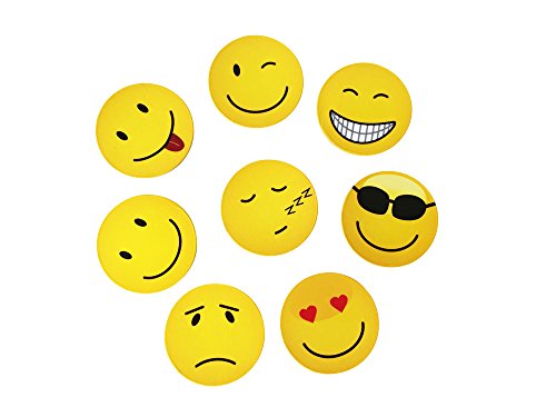 Imanes Smiley, 8 pcs en el Set, nevera, animales de buen humor imanes