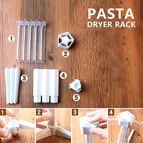 ImnBest Máquina de Pasta Manual, Rejilla de Secado de Pasta Gift, máquina de Pasta de Acero Inoxidable, máquina de Pasta Manual con 2 Rodillos de Pasta Diferentes