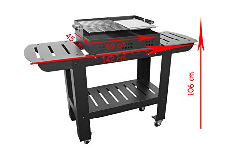 IMOR, Barbacoa para carbón - modelo ALHAMAR