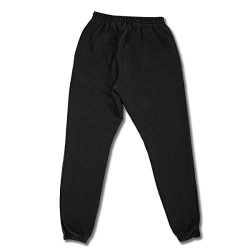 Inaayayi Electric Psychedelic Seahorses - Pantalones de Deporte para Hombre Negro Negro (M