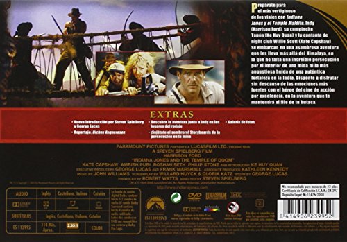 Indiana Jones Y El Templo Maldito - Edición Horizontal [DVD]